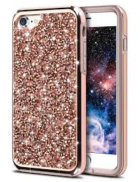 Iphone 7 Case Iphone 8 Case Honeyake Bling Diamond Sparkly Handmade Crystal Rhinestone Cover Soft Tpu Bumper Ip Iphone Iphone 7 Plus Cases Glitter Phone Cases