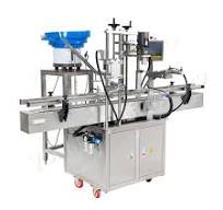 QDX-1 Automatic Twist Off Capper Machine Plastic Bottle Screw Capping Machine with Cap Feeder