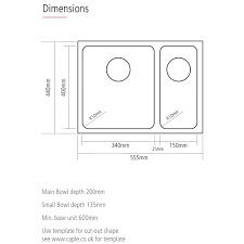 Generally, sinks up to 30 will contain one large single bowl. Caple Mode 45 1 5 Bowl Gold Stainless Steel Kitchen Sink Mode3415 R Gd Stainless Steel Kitchen Sinks From Taps Uk