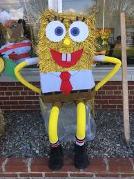 Spongebob Squarepants Scarecrow Spongebob Party Halloween Fun Halloween Decorations