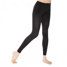 Rejuvawear Black Footless Legging Compression Leggings Compression Stockings Medical Compression Garment