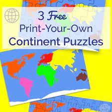 Shops thousands of jigsaw puzzles. 3 Free Puzzles To Make Learning The Continents Fun