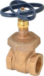NIBCO 1-1/2" Pipe, Class 150, Threaded Bronze Solid Wedge ...