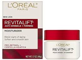 Amazon Com L Oreal Paris Skincare Revitalift Anti Wrinkle And Firming Face And Neck Moisturizer With Pro Retinol Parab Loreal Loreal Paris Firming Moisturizer