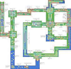 Labeled Map Of Kanto By Rythos Pokemon Firered Pokemon Locations Pokemon Regions