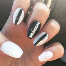 I think the prettiest acrylic nails are the ones painted to look natural. Acrylic Medium Length Cute White Nails Nail And Manicure Trends