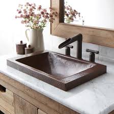 brown bathroom sinks image of