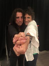 Alice Cooper And Ronnie Wood Rolling Stones Alice Cooper Ronnie Wood
