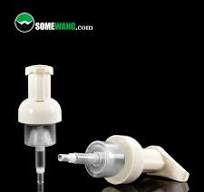 40/410 Recycled PP Plastic Round Shoulder Foam Pump Smooth Press Internal  External Outer Spring