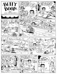 Ask The Archivist Betty Boop Strips 2015 08 20 Betty Boop Boop Betty Boop Comic
