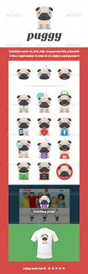 Puggy Mascot Animal Design Illustration Art Jokes Animal Illustration
