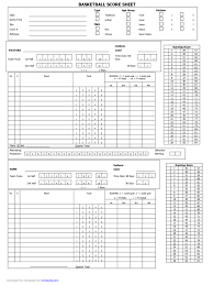 Being in the years or with fingers pointing up through the hole. 2021 Basketball Score Sheet Fillable Printable Pdf Forms Handypdf