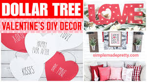 I went to a friend's house the other day for a bible study and i saw something brilliant! 10 Valentine S Day Dollar Tree Diy Decor Simple Made Pretty 2021