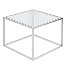 Beistelltisch Jacob Glas Edelstahl Fashion For Home Bijzettafel Bijzettafels Rvs