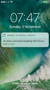 Iphone5 Ios 10 3 4 Upgrade Error Apple Community