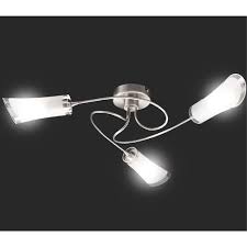 Wickes Lian Brushed Chrome Semi Flush Ceiling Light E14 Ceiling Lights Semi Flush Ceiling Lights Low Ceiling Lighting