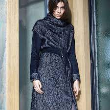 przhonskaya v instagram shaggy black dress from przhonskaya aw 2016 2017 collection synonym of endless comfort photo black dress 2017 collection dresses