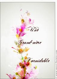 Merci Facteur Une Grand Mere Formidable Carte De Voeux Carte Fete Des Grand Meres Carte