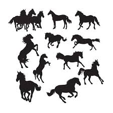 Weitere ideen zu tattoo pferd, pferde silhouette, malerei. Pferd Svg Pferd Kontur Svg Schneiden Vorlage Svg Eps Etsy