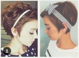 Pixies With Headbands Headbands For Short Hair Headband Hairstyles Short Hair Accessories