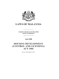 Matters schedule g schedule h 1 type of buildings land and building building or lan intended for subdivision into parcels stratified buildings and properties 2 sell. Malaysia Act 118 Housing Development Control And Licensing Act 1966 Search And Seizure Search Warrant