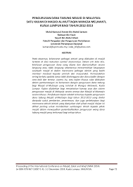 (tempat keluar huruf / cara sebutan huruf ). Pdf Pengurusan Dana Tabung Masjid Di Malaysia Satu Kajian Di Masjid Al Muttaqin Wangsa Melawati Kuala Lumpur Bagi Tahun 2012 2013