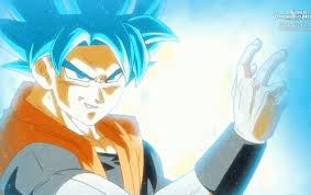 For this character's super saiyan form, see super saiyan goku. Son Goku Ssb Gif Songoku Goku Ssb Discover Share Gifs