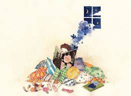 Bed Time Art My Drawings Watercolor Illustration