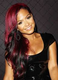 Two shades of red, of course! Best Hair Color For Dark Skin Tone African American Chart Ideas For Red Undertones