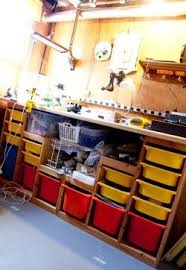 My Ikea Hack Work Bench Made From Ikea Trofast Storage Units Ikea Trofast Storage Ikea Trofast Toy Storage Units