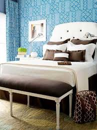 Love the way there is crown mounding above the mirrors. Light Blue Bedroom Colors 22 Calming Bedroom Decorating Ideas