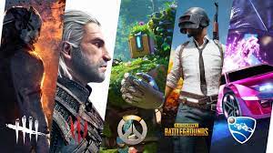 Games Art Video Game Art Collage Video Games The Witcher 3 Wild Hunt Pubg Rocket League Overwatch Dead By Daylight 1080 The Witcher Game Art The Witcher 3