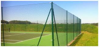 The tennis court at a glance ➤ dimensions of a tennis court, comparison of surfaces clay, hard court, grass, carpet ✓ with tips on court construction. Tennis Court Fencing And Sports Area Fencing Systems In Kent Surrey Sussex And London Sovereign Sports