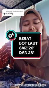 Berapa berat bot fiber saiz 26 dan 28 kaki ? #fiberglass #botfiber  #botmancing #khairolfiber