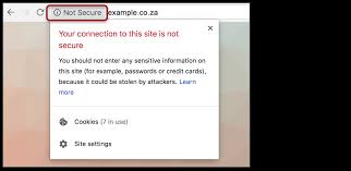 Visitors must follow all posted instructions while visiting the ohio history center & ohio village and our site system. How To Fix The Not Secure Website Warning In Chrome Xneelo Help Centre