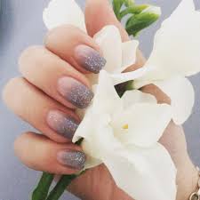 Ombre Ombrenails Grey Glitternails Glitter Naildesign Gelnail Gelnails Gelnagel Nailart Monday Mondaymotiv Ombre Nails Nail Designs Gel Nails