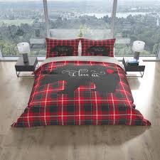 Black And White Buffalo Plaid Comforter King Buffalo Plaid Bear Comforter Duvet Cover Pillow Shams Etsy Comforter Duvet Cover Duvet Covers King Size Bedding Sets