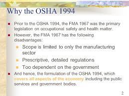 Malaysia, country of southeast asia, lying just north of the equator, that is composed of two noncontiguous regions: Osh Legislation In Malaysia Ppt Video Online Download