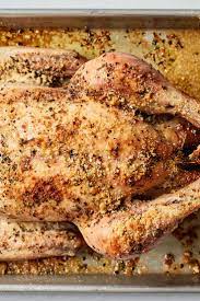 Crispy Parmesan Roast Chicken With Lemon Recipe Recipe In 2021 Recipes Poultry Recipes Roast Chicken