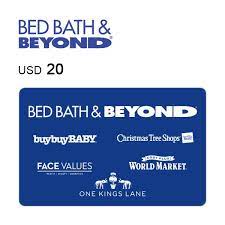 You can't use bed bath & beyond coupons on gift cards or on some items by certain manufacturers, as listed on the coupon or the bed bath & beyond website. Bed Bath Beyond E Gift Card 20 Royal Club Rewards Store