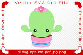 Animated svg files have become very popular. Cactus Succulent Graphic By Ibeartoo Creative Fabrica