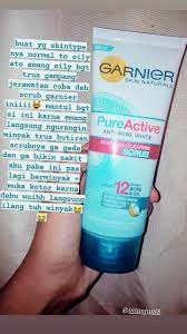 Scrub Garnier Perawatan Kulit Jerawat Scrub Wajah