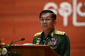 Min aung hlaing is calling the shots. Tatmadaw Chief Min Aung Hlaing Says Election Candidates Should Resist Foreign Influence Myanmar Now