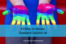 5 Situationen In Denen Gendern Unsinn Ist Lucia Clara Rocktaschel