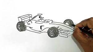 It took me about 4 hours to draw. How To Draw A Formula 1 Car Youtube