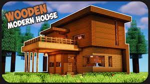 16 desain rumah minimalis kayu kaca ide desain rumah minimalis via idedesainrumah8.blogspot.com. Cara Membuat Rumah Kayu Modern Stater House Mewah Minecraft Modern Pt 42 Youtube