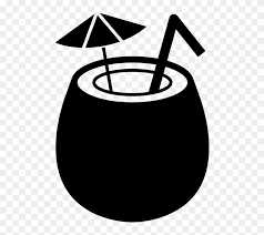 Free icons of coconut in various ui design styles for web, mobile, and graphic design projects. File Coconut Icon Svg Coconut Drink Clipart Black And White Free Transparent Png Clipart Images Download