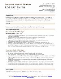 A document controller in the construction field might manage and file documents such as receipts, contracts from clients, employee contracts, and blueprints. Document Control Manager Resume Samples Qwikresume