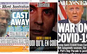 'lockdown 3' and 'race to vaccinate vulnerable'. Coronavirus The World In Lockdown How The World S Newspapers Are Reacting To Covid 19 Crisis