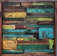 Abstract Painting On Wood Reclaimed Wood Sculpture Wall Art Modern Free Shipping Wall Sculpture Art Wood Art Wooden Art